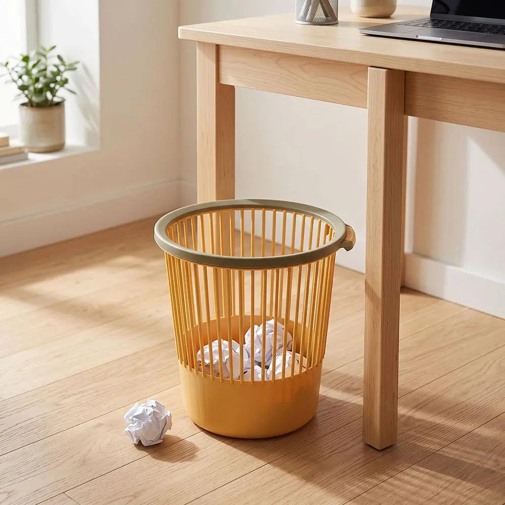 Open Top Plastic Waste Bin