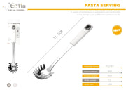 ERGONOMIC STAINLESS STEEL PASTA SERVER – PERFECT FOR SPAGHETTI & NOODLES