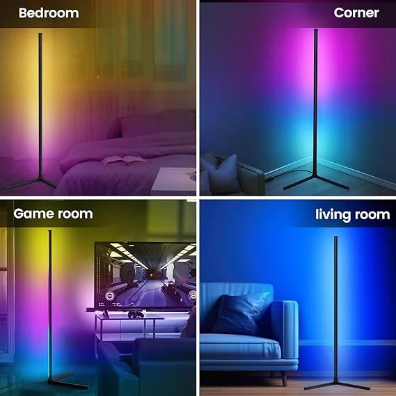 SMART RGB FLOOR LAMP – DIMMABLE MULTI-COLOR LED FOR HOME & OFFICE