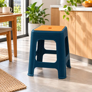 Plastic Stool with Textured Seat