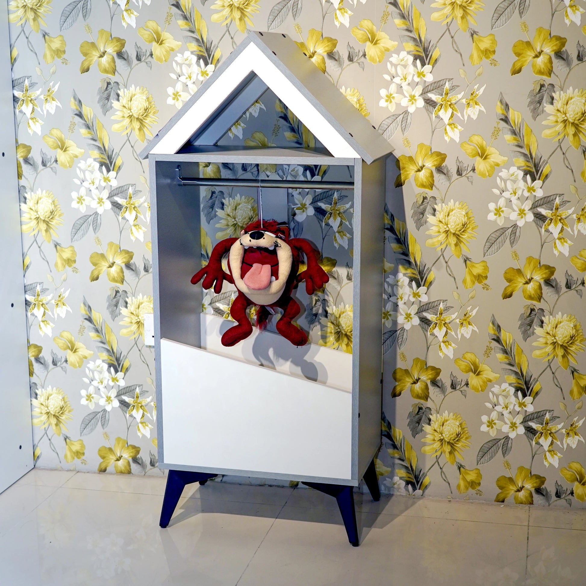 Liora Kids Open Wardrobe with Hanging Rod