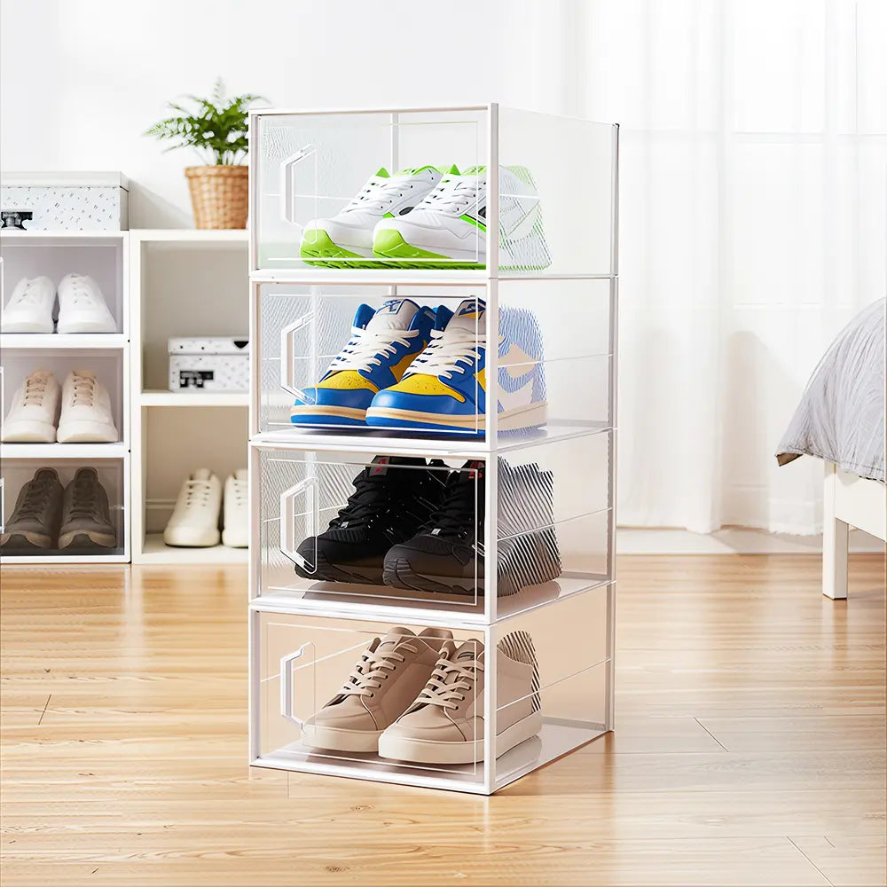 Premium Compact Stackable Shoe Storage Unit