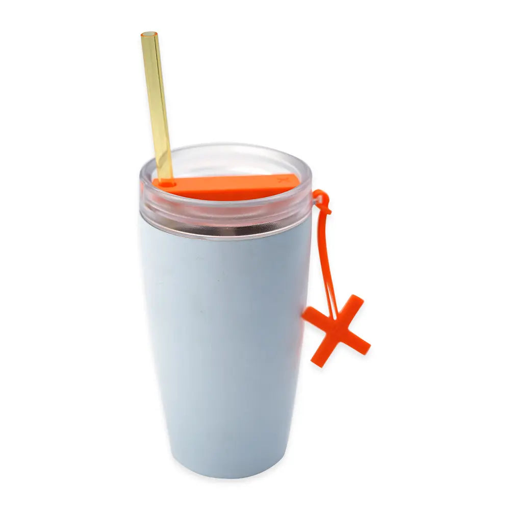 Premium Insulated Beverage Tumbler with Straw