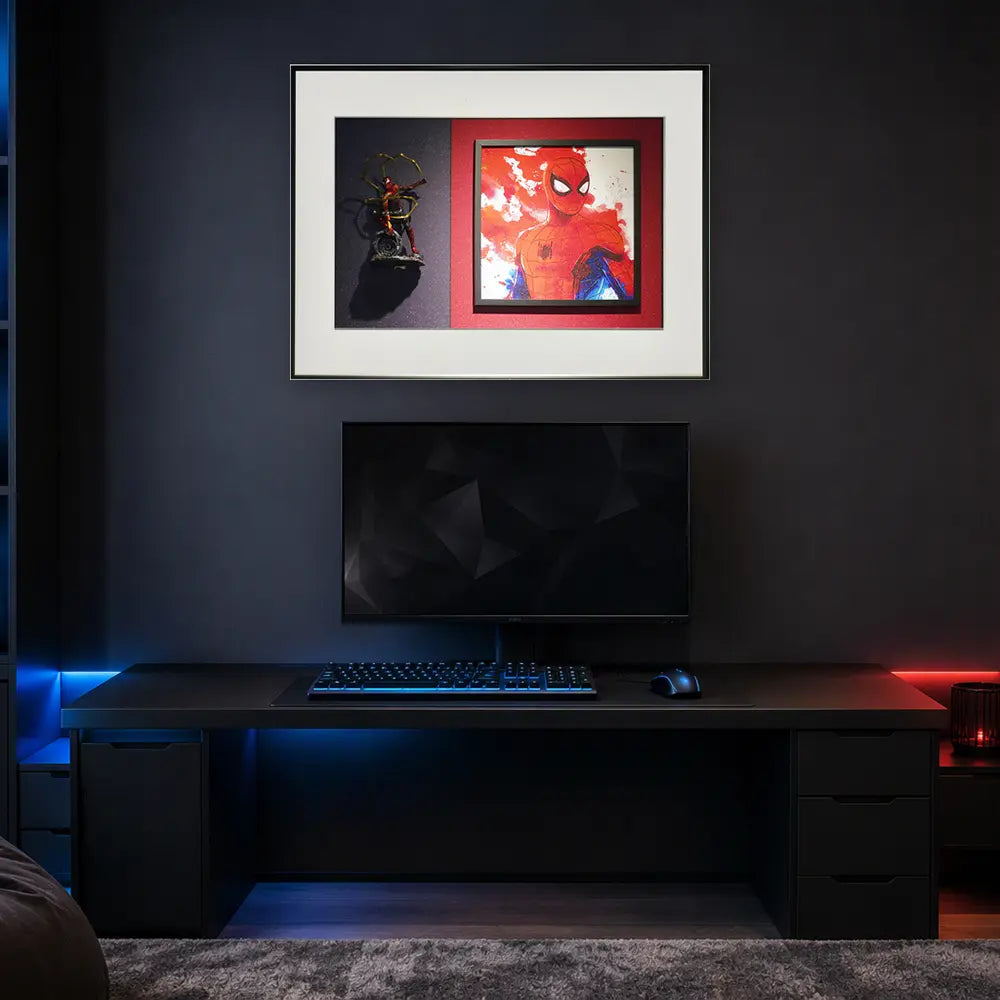 Premium Spider-Man Art & Figurine Wall Frame