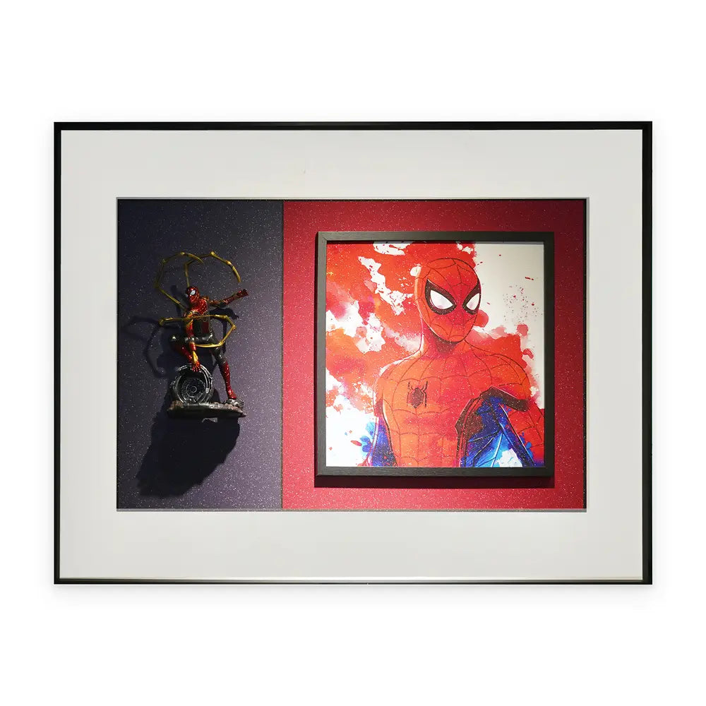 Premium Spider-Man Art & Figurine Wall Frame