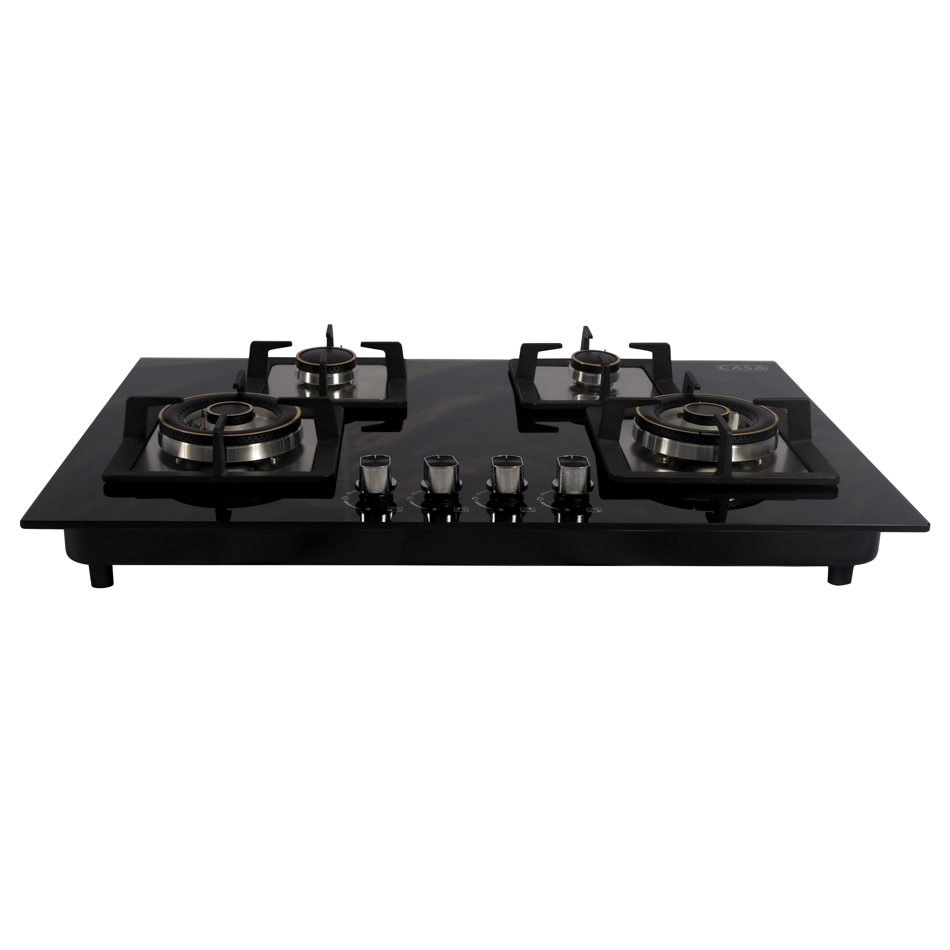 4-BURNER TEMPERED GLASS TOP COOKER HOB (X824BS)