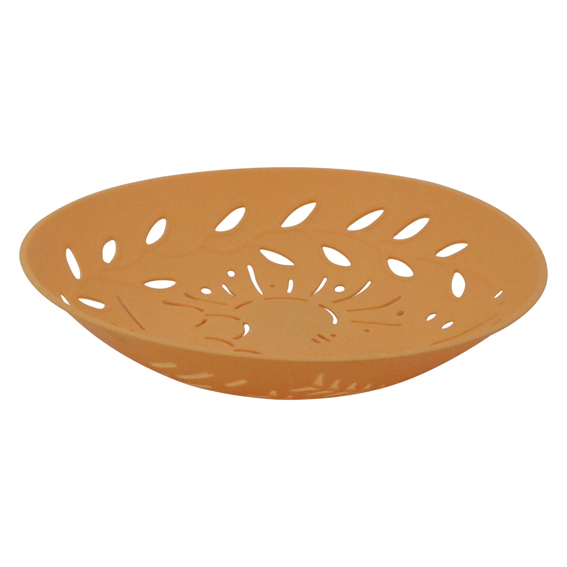MODERN ROUND FRUIT STORAGE TRAY-YELLOW