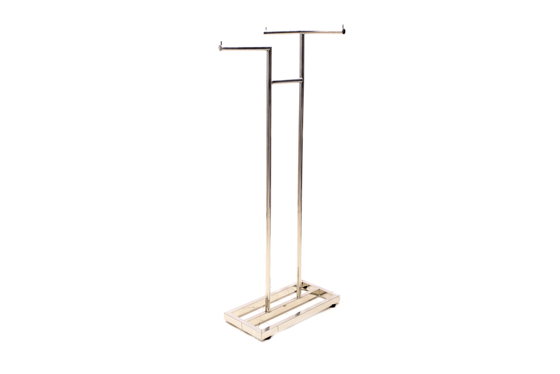 STAINLESS STEEL DUAL-POLE TEXTILE RACK