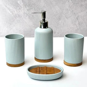 LUXURY RIBBED DESIGN BATHROOM SET