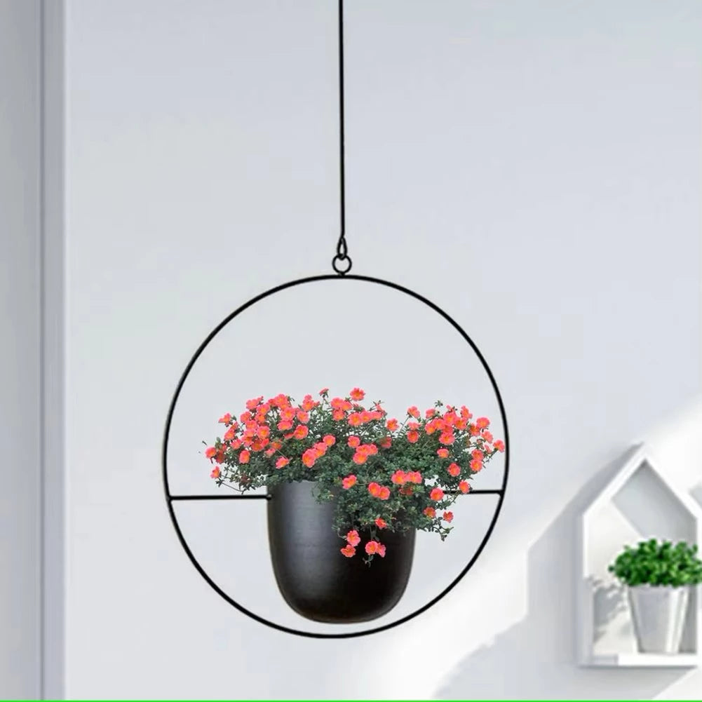 TROPICAL BLOOM HOOP PLANTER