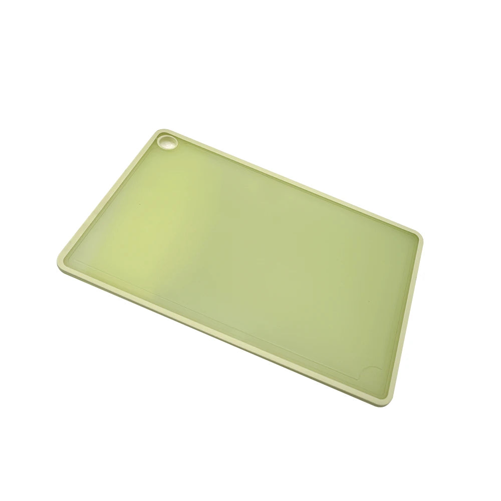 Mint Green Cutting Board with Hanging Hole / Non-Slip Kitchen Cutting Board