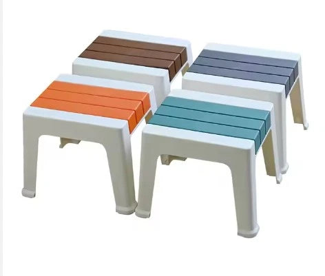 STRIPEDGRIP HEAVY-DUTY PLASTIC STOOL-YELLOW