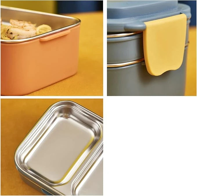 Smart Stack 2-in-1 Bento Lunch Box | Airtight, & Durable