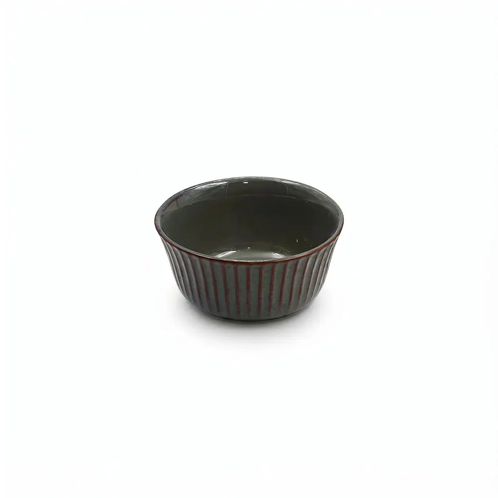 Ribbed Ceramic Dining Bowl