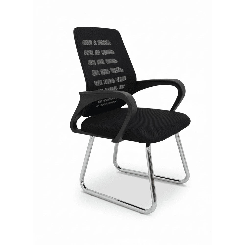 Modern Mid-Back Breathable Mesh Visitor Chair with Armrests