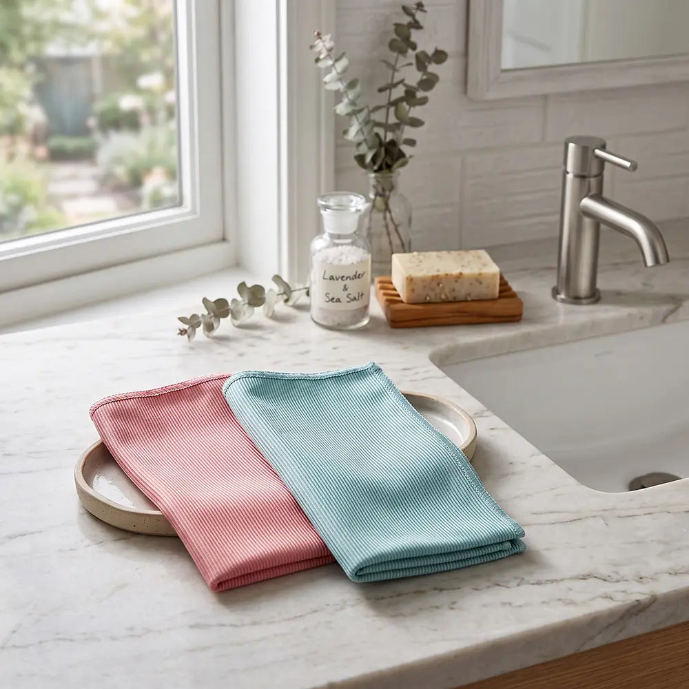 Soft Microfiber Hand Towel 2pcs Set