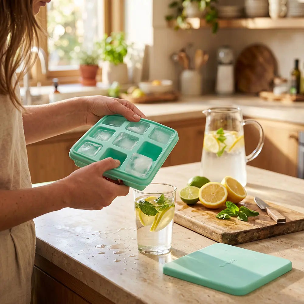 Square Ice Cube Tray with Lid