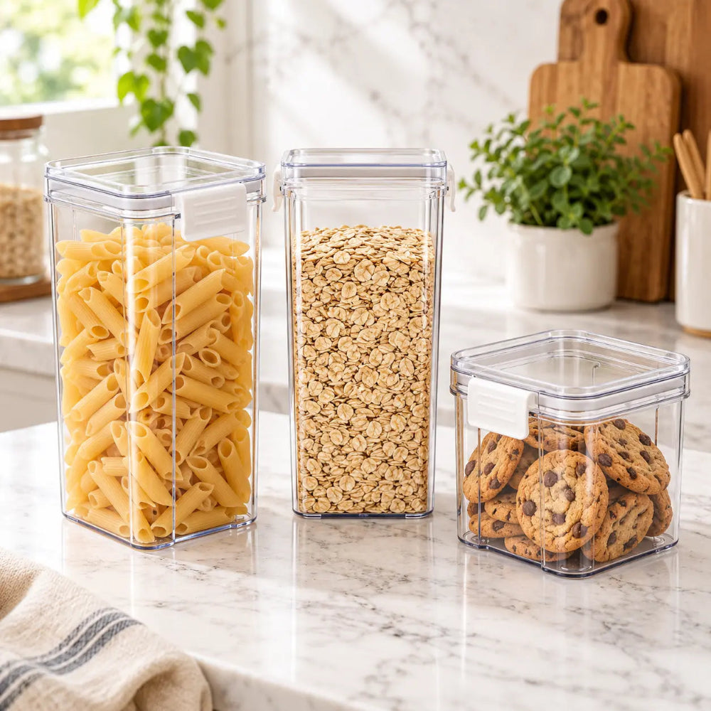 Square Airtight Food Storage Container