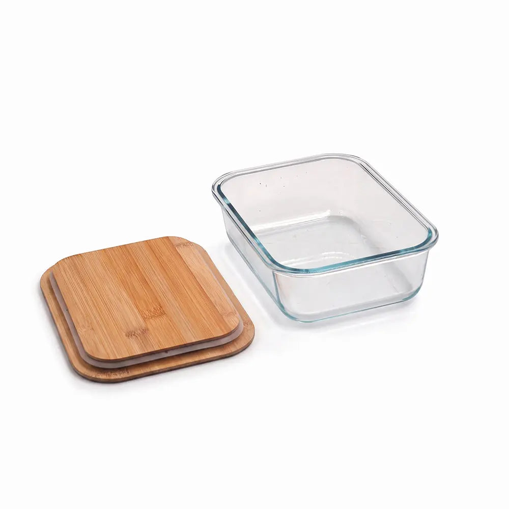 Square Glass Food Storage Container