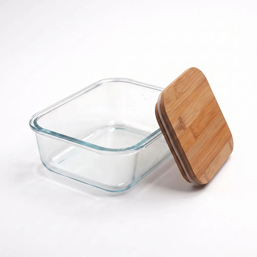 Square Glass Food Storage Container