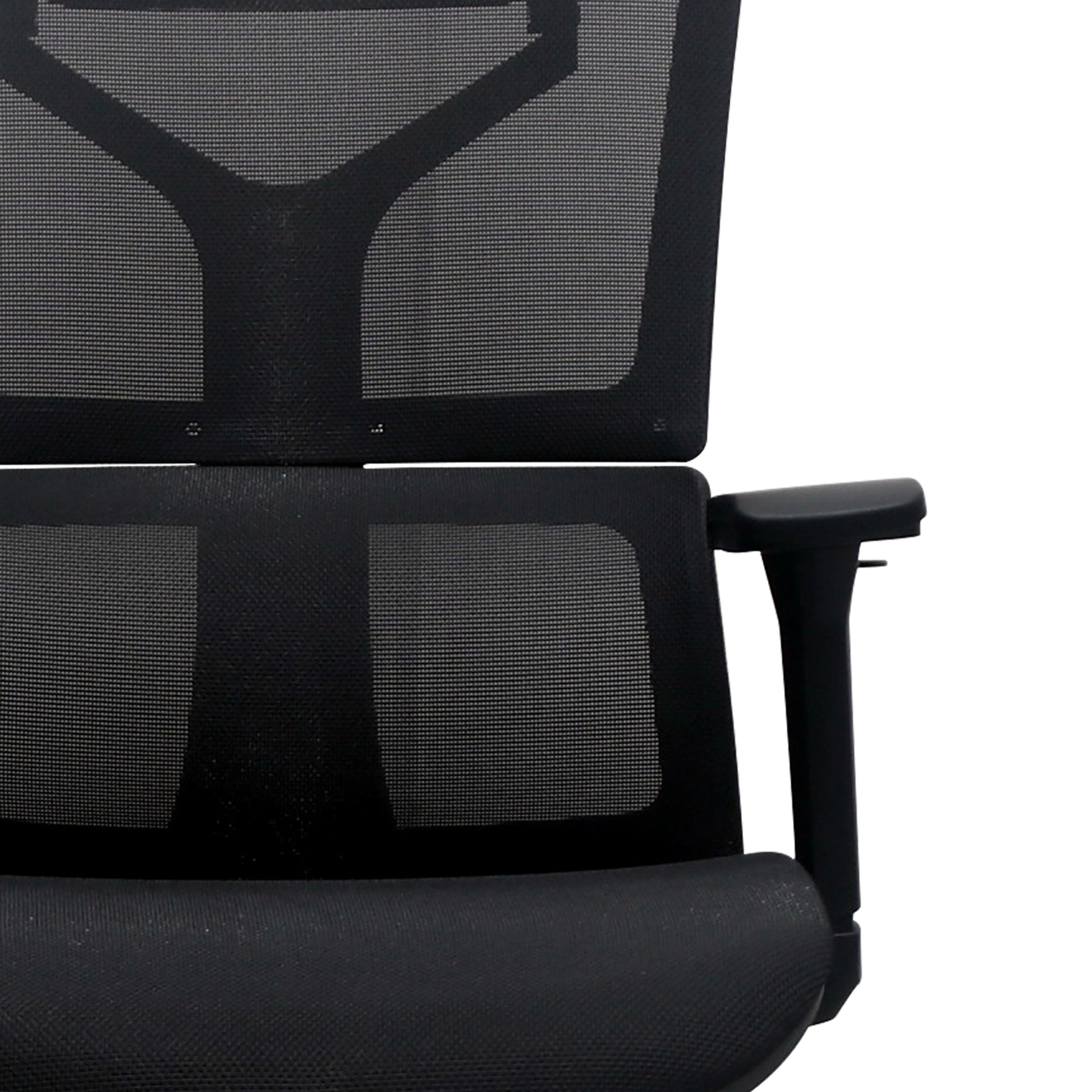 BLACK JACINDA HIGHBACK ERGONOMIC OFFICE CHAIR WITH FOOT REST