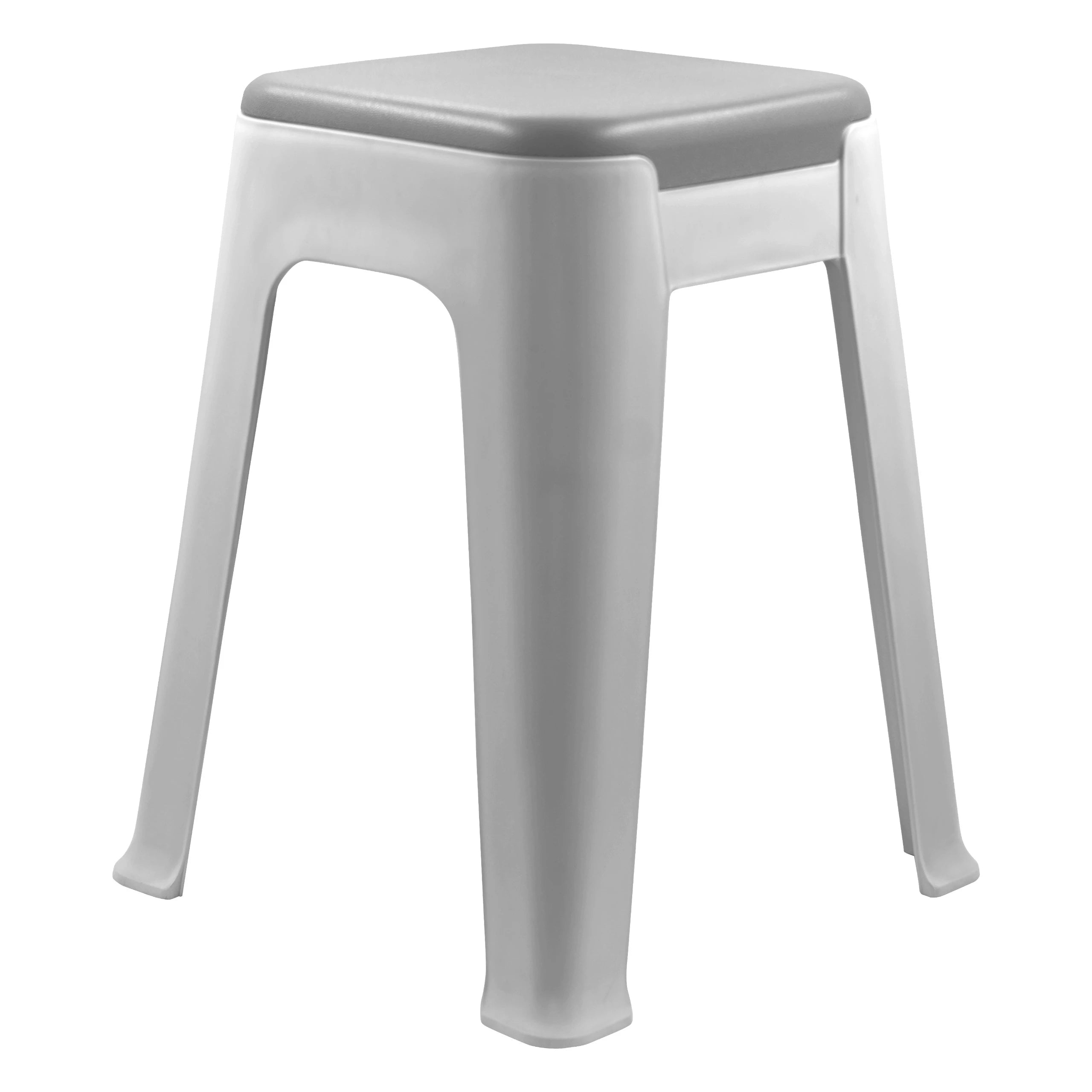 MODIGRIP HIGH-STRENGTH MULTI-PURPOSE PLASTIC STOOL - WHITE
