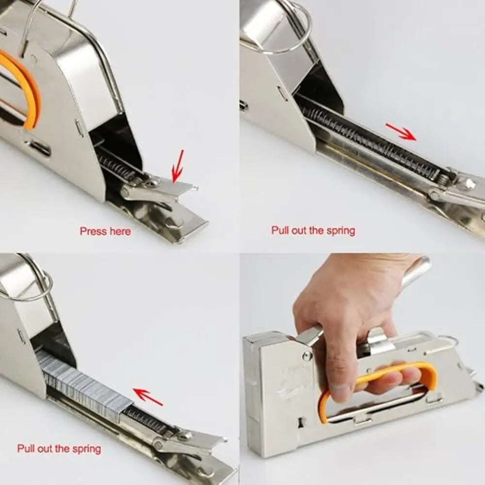 Heavy Duty Stapler for DIY - Staple Gun Power Finish Staplers Manual