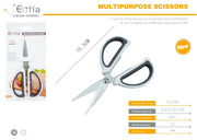 ERGONOMIC MULTIPURPOSE STAINLESS STEEL SCISSORS – PERFECT FOR KITCHEN & HOUSEHOLD USE