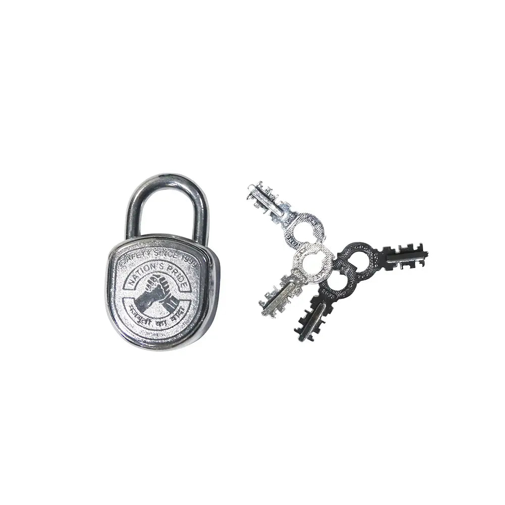 Ting Tong Heavy-Duty Chrome Padlock with Keys