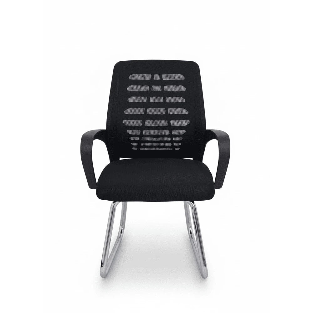 Modern Mid-Back Breathable Mesh Visitor Chair with Armrests