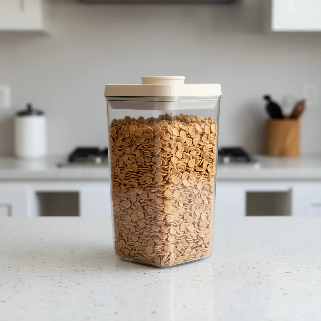 Transparent Airtight Cereal Storage Container