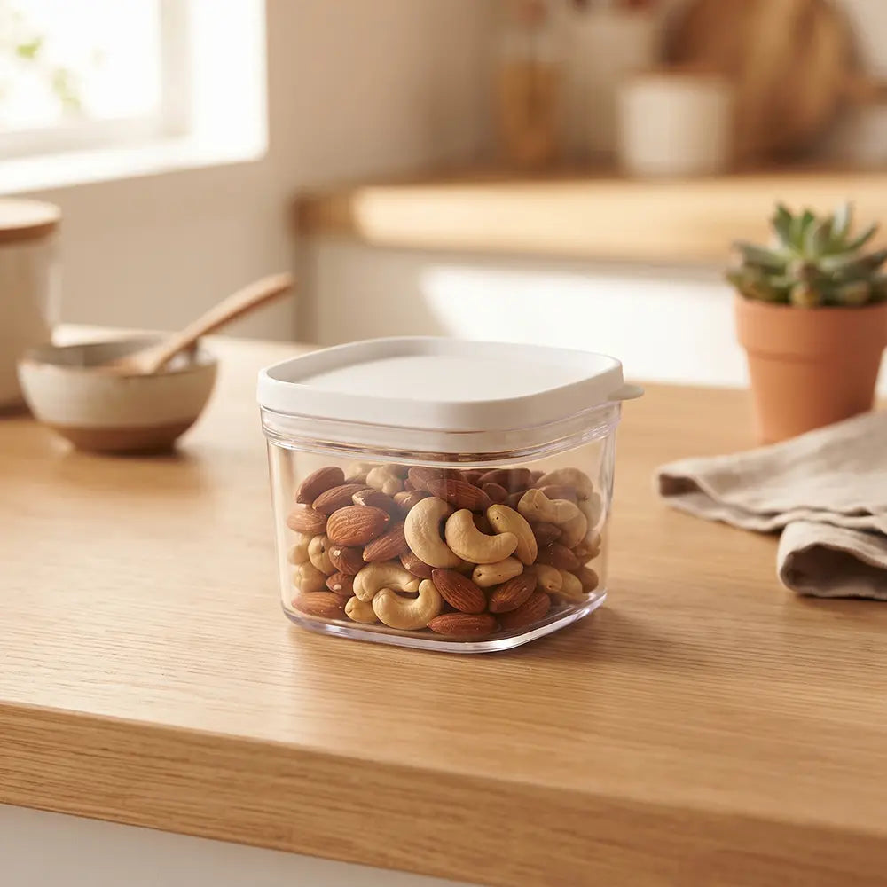 Transparent Airtight Food Storage Container with Lid