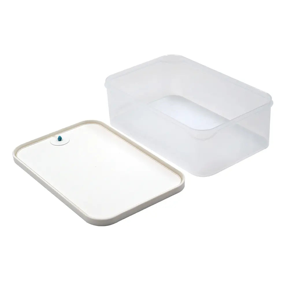Transparent Food Storage Box with Lid