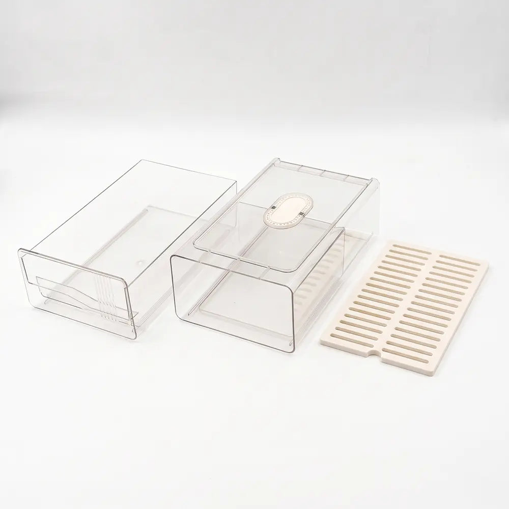 Transparent Refrigerator Storage Drawer Organizer