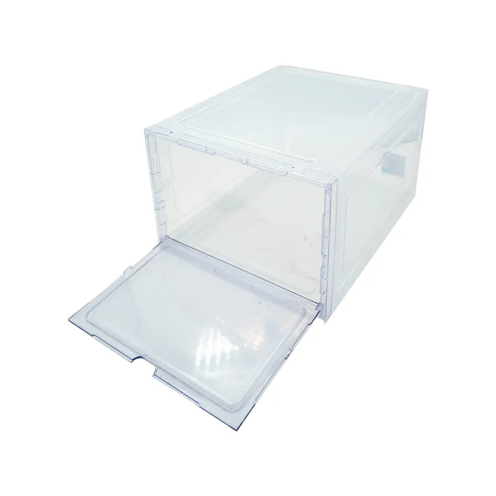  Transparent Space-Saving Shoe Organizer Box