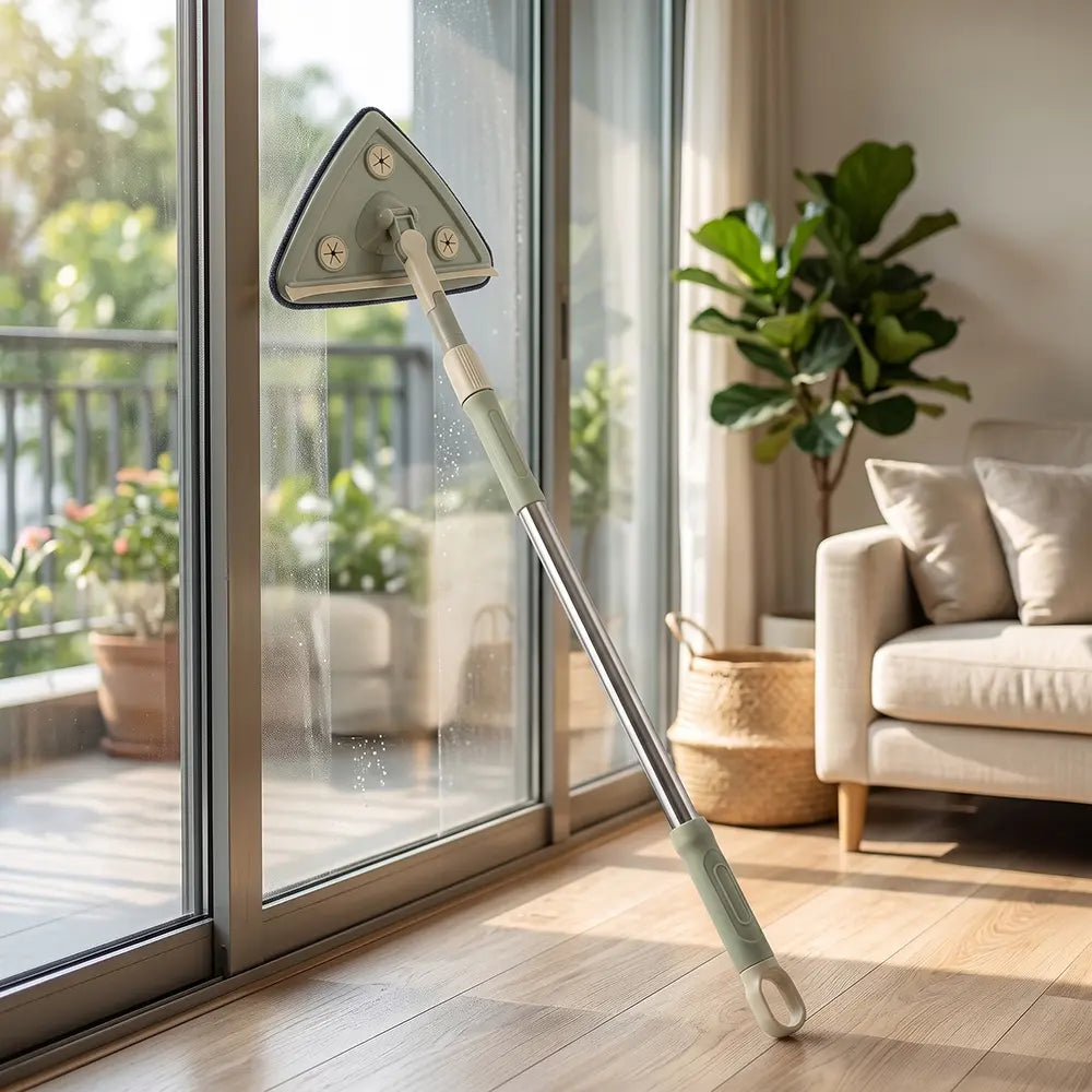 Triangular Glass Cleaning Mop