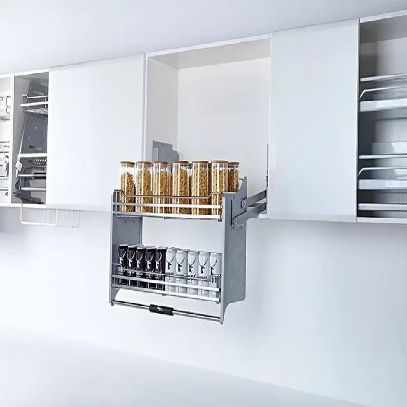 ELEVATOR BASKET WITH AFTERBURNER SYSTEM