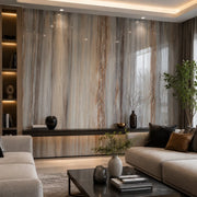 UV High Gloss Grey Stone Marble Sheet Wall Panel