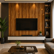 UV High Gloss Wooden Marble Sheet Wall Panel