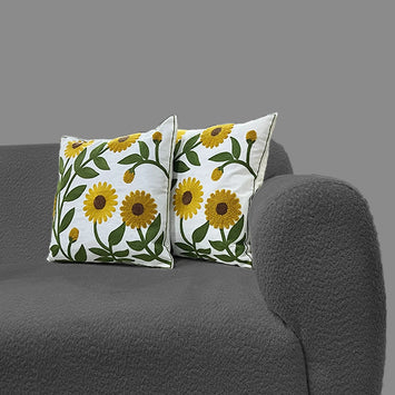 SUNFLORA DECORATIVE SOFA PILLOW COVER
