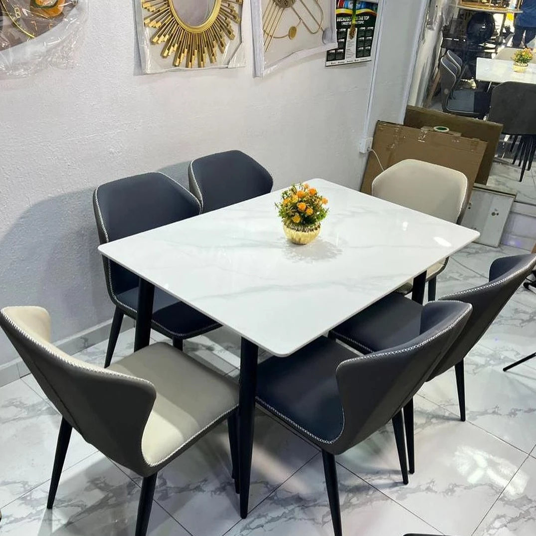 ELEGANT MARBLE DINING TABLE