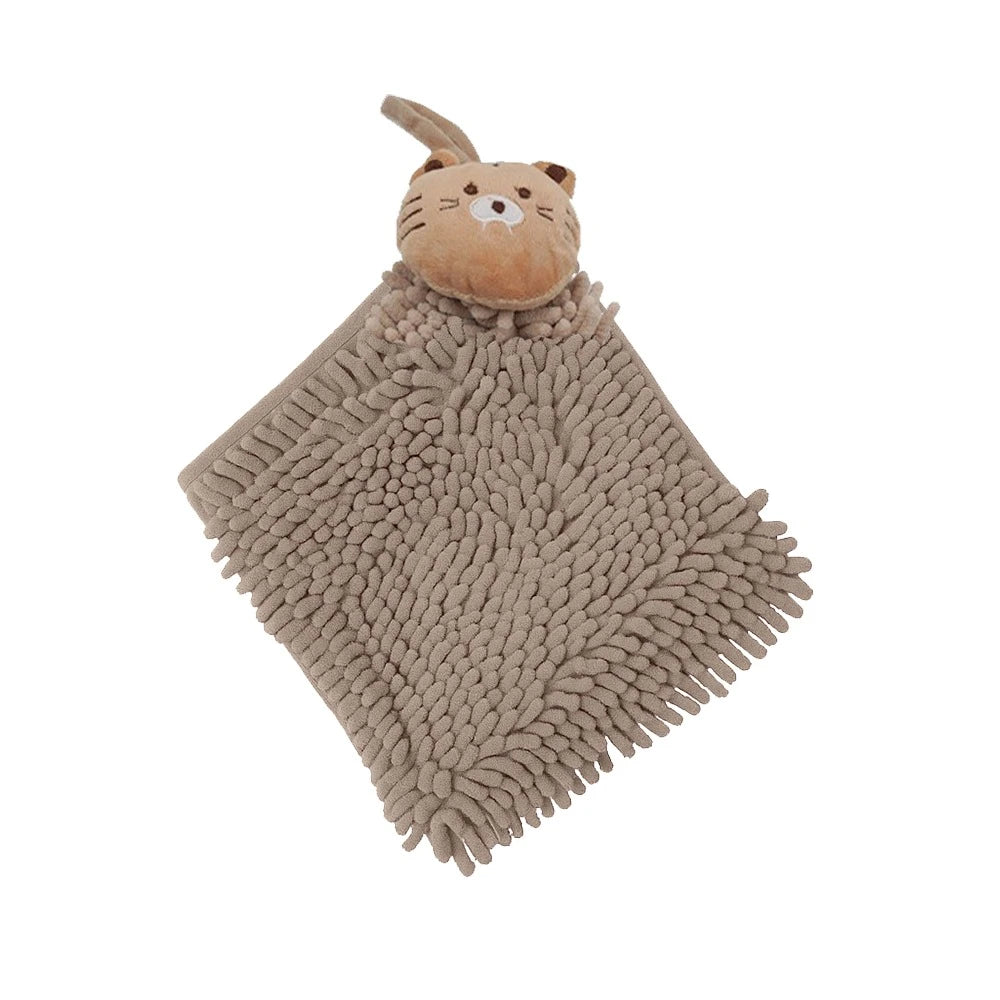 Cute Face Design Hanging Hand Towel for Kitchen & Bathroom