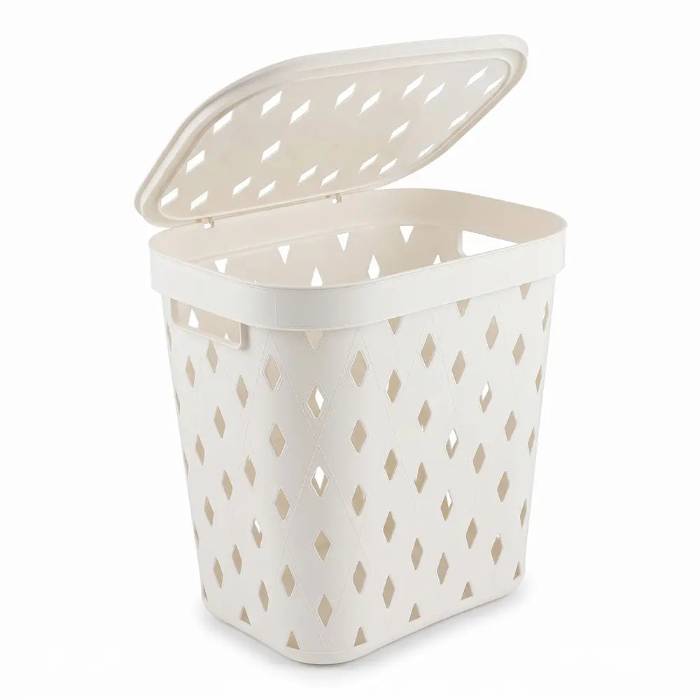 Ventilated Laundry Basket with Lid