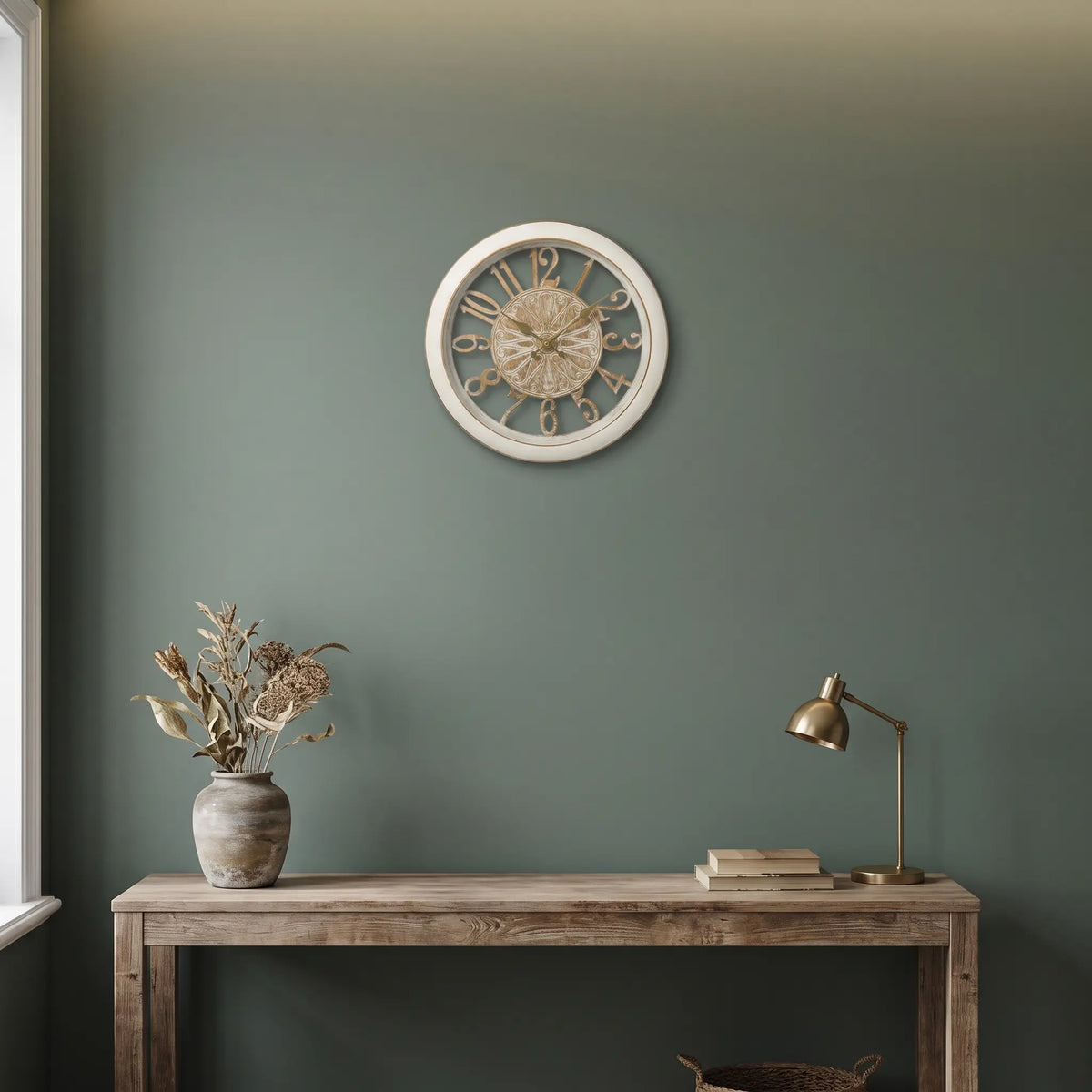 Vintage Decorative Round Wall Clock