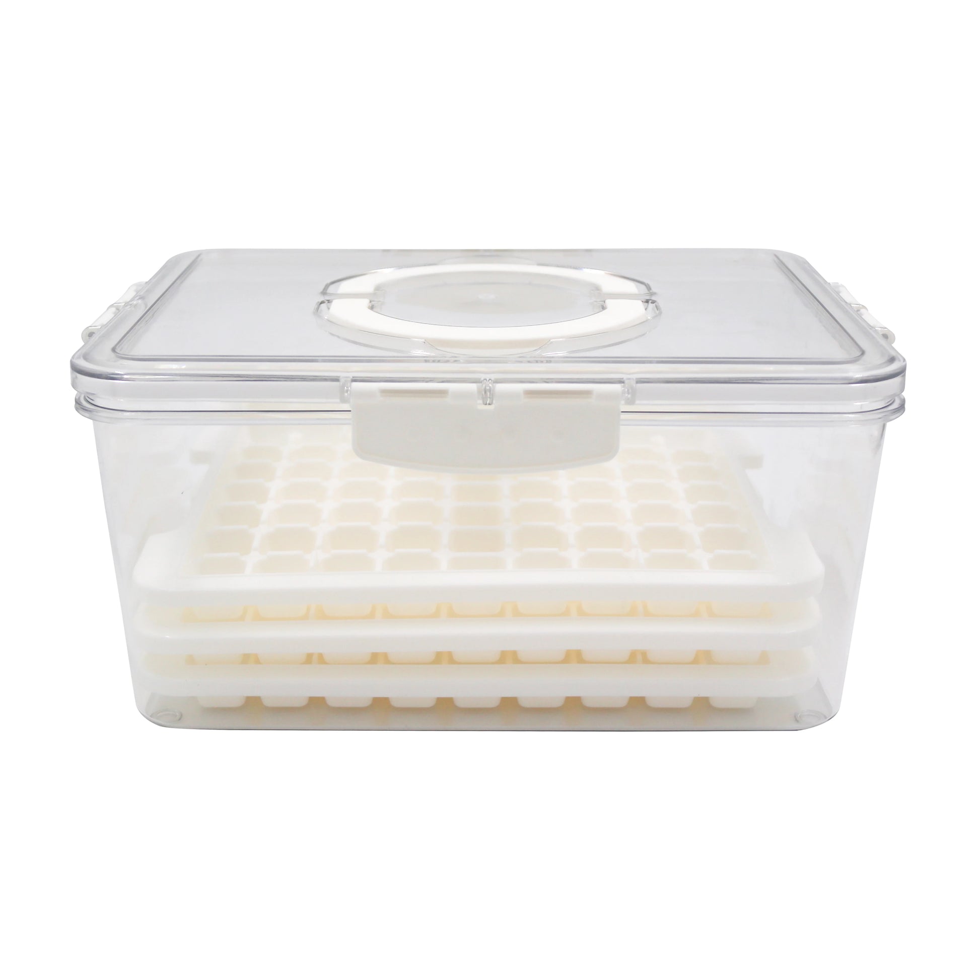 FRIDGE STORAGE CONTAINER WITH ICE CUBE TRAY