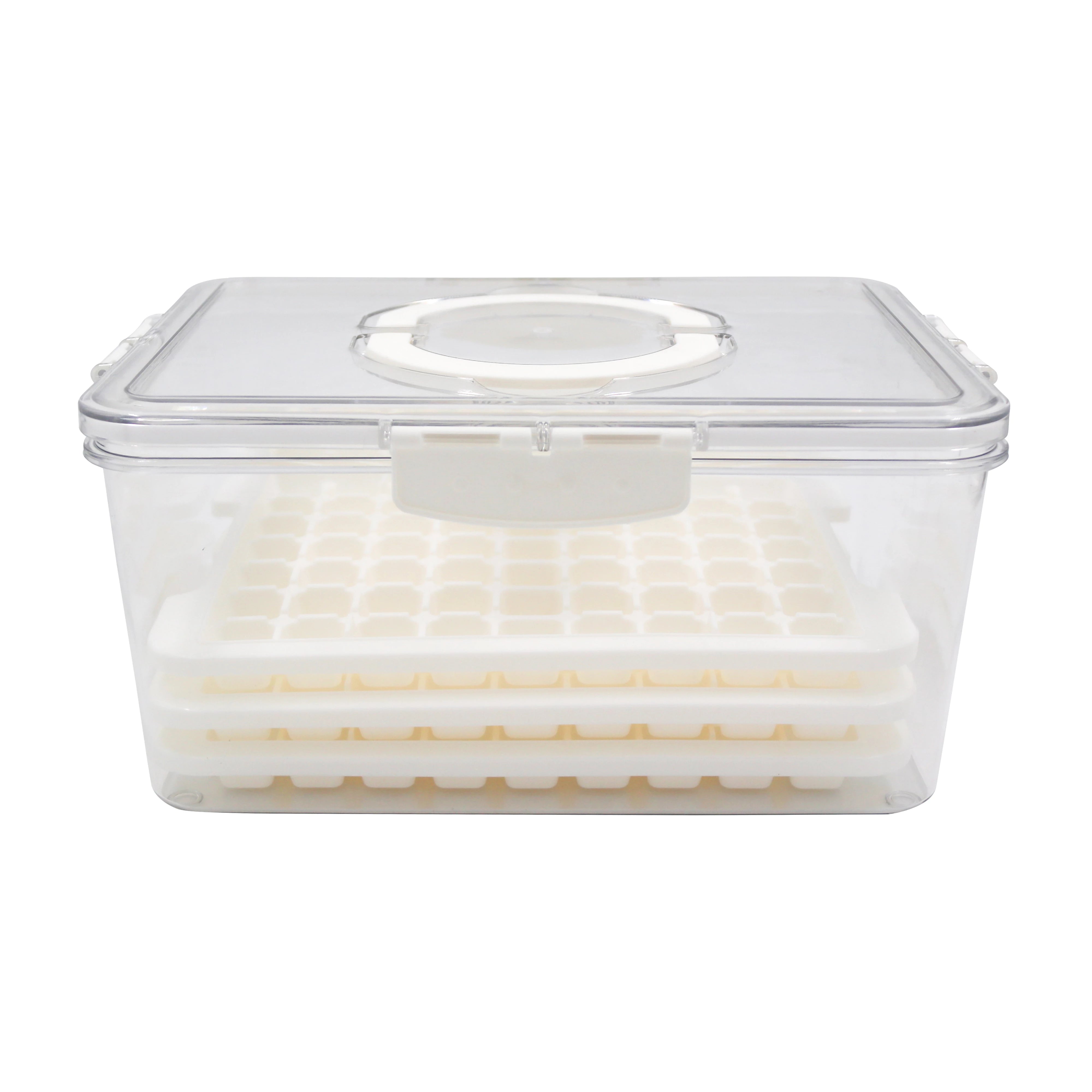 FRIDGE STORAGE CONTAINER WITH ICE CUBE TRAY