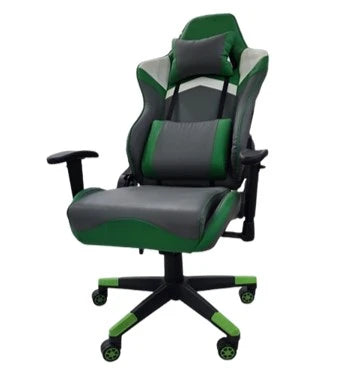 COMFORT ADJUSTABLE GREEN GAMING CHAIR