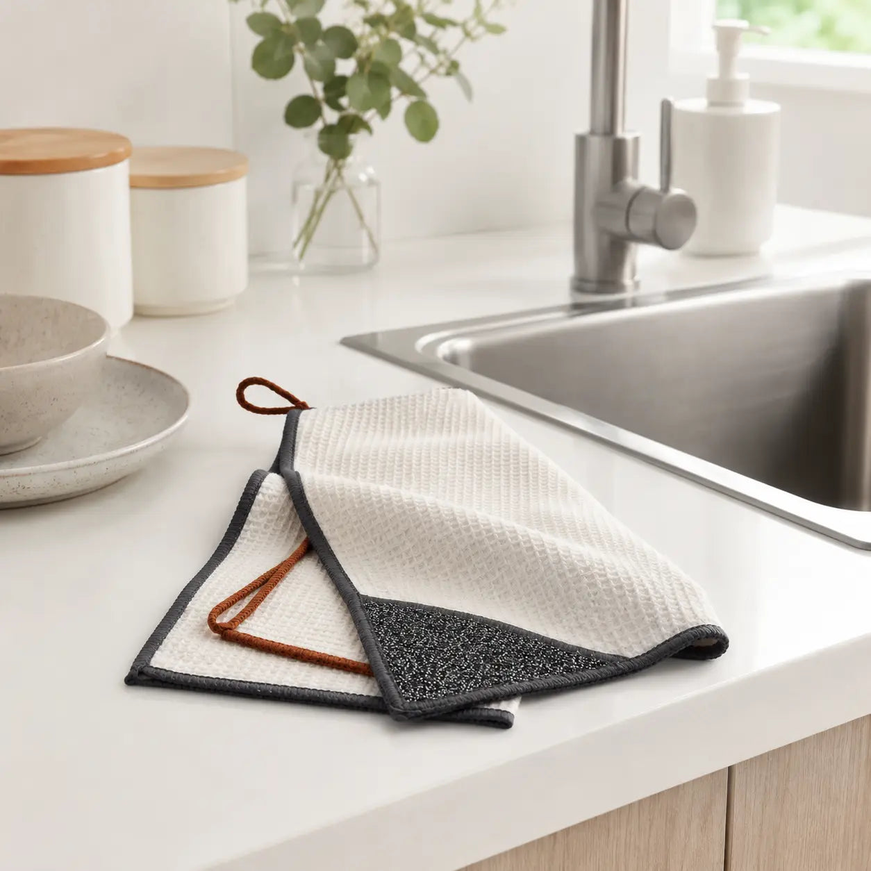 Waffle Texture Kitchen Cleaning Cloth
