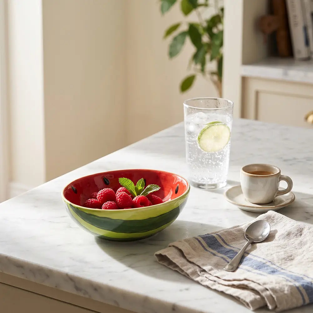 Watermelon Design Oval  Bowl