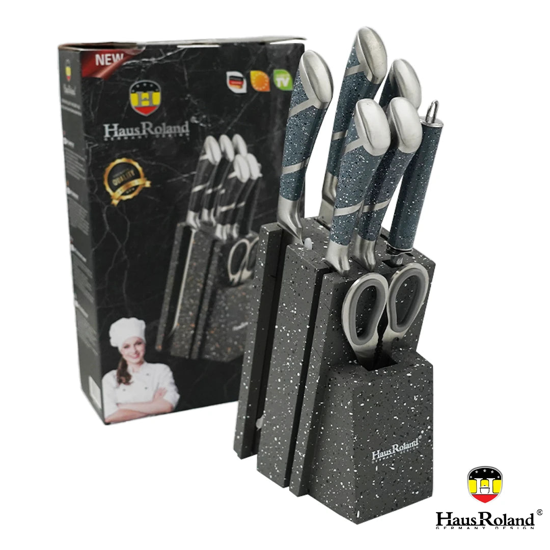 HAUS ROLAND PREMIUM KITCHEN KNIFE BLOCK SET